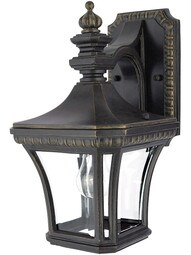 Devon Small Wall Lantern In Bronze Finish